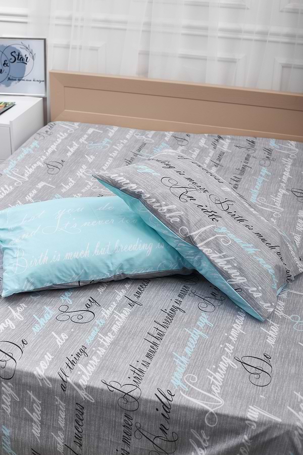 Фото - Комплект постельного белья Moon&Star 143х210х2 нав. 2х40х60 Autograph Mind Бязь Gold Люкс (MS-820000720)