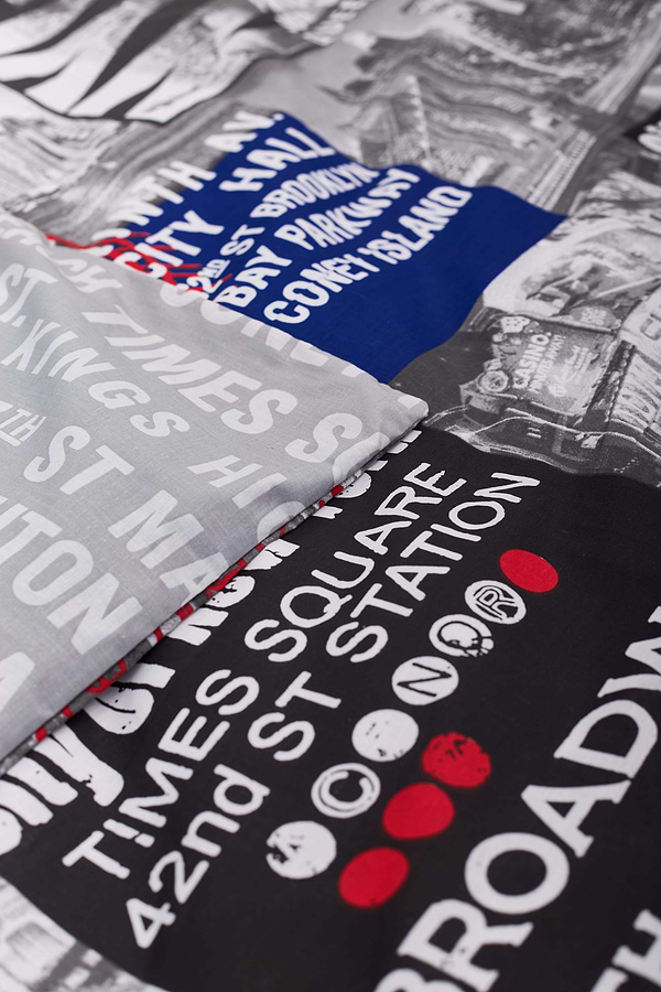 Фото - Комплект постільної білизни Moon&Star 160х220 наволочки 2х70х70 New York Бязь Gold Люкс (MS-820001233)