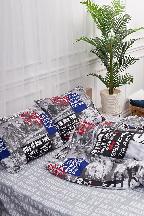 Фото - Комплект постельного белья Moon&Star 143х210х2 нав. 2х50х70 New York Бязь Gold Люкс (MS-820001237)