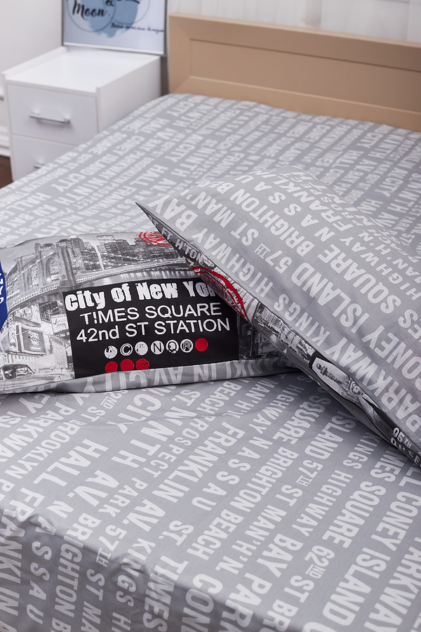 Фото - Комплект постельного белья Moon&Star 143х210х2 нав. 2х50х70 New York Бязь Gold Люкс (MS-820001237)