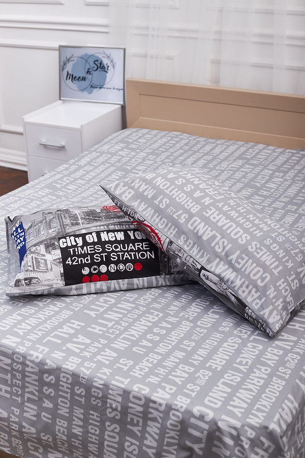 Фото - Комплект постельного белья Moon&Star 143х210х2 нав. 2х50х70 New York Бязь Gold Люкс (MS-820001237)