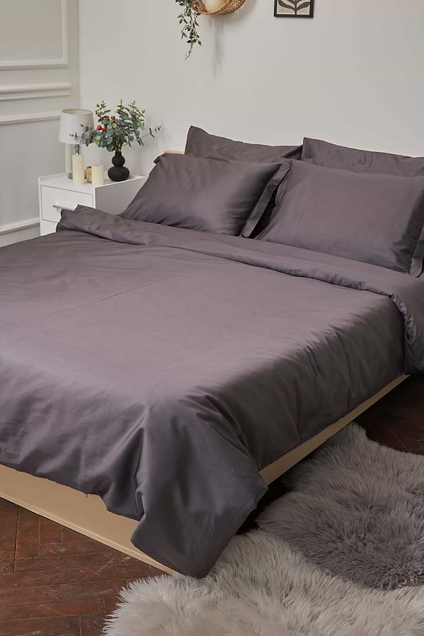 Фото - Комплект постельного белья Moon&Star 160х220 наволочки 4х70х70 Rain Cloud Satin Premium (MS-820000409)