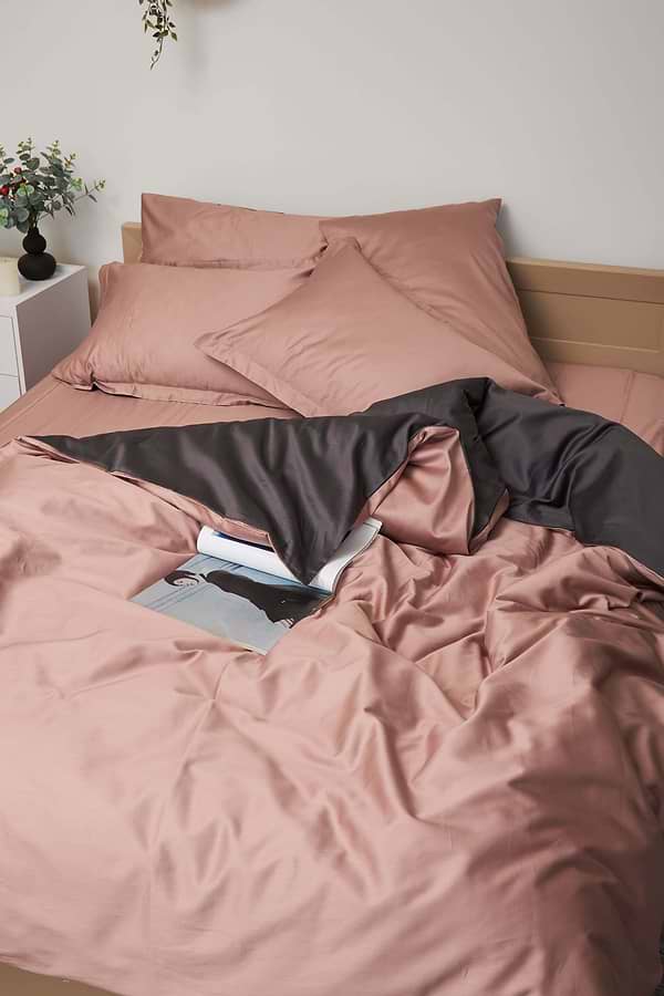 Фото - Комплект постільної білизни Moon&Star 160х220 наволочки 2х40х60 Violet Satin Premium (MS-820000475)