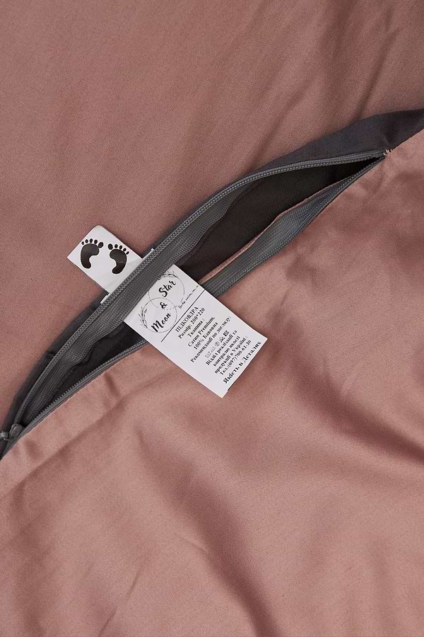 Фото - Комплект постільної білизни Moon&Star 160х220 наволочки 2х40х60 Violet Satin Premium (MS-820000475)