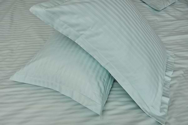 Фото - Комплект постельного белья Moon&Star 143х210х2 нав. 2х70х70 Stripe Mint Satin Stripe (MS-820000617)