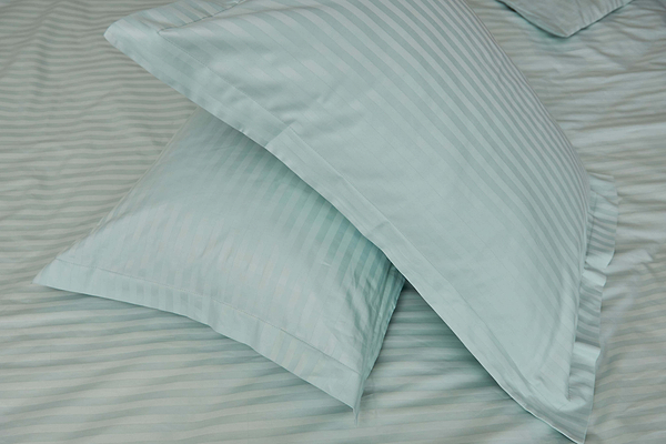 Фото - Комплект постільної білизни Moon&Star 160х220 наволочки 4х70х70 Stripe Mint Satin Stripe (MS-820000614)