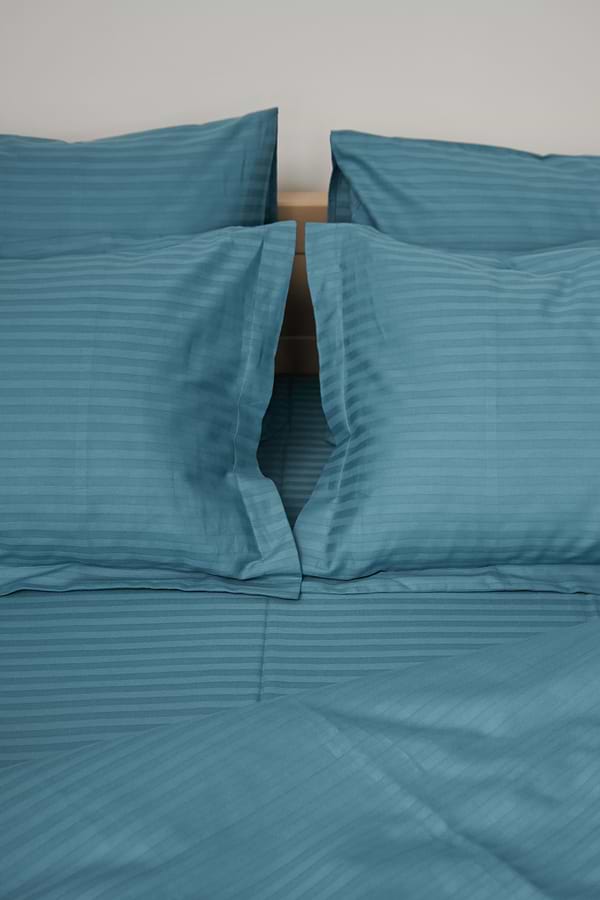 Фото - Комплект постельного белья Moon&Star King Size 220x240 Stripe Green Satin Stripe (MS-820000564)