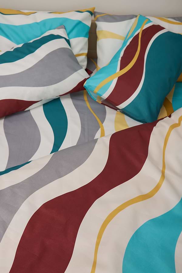 Фото - Комплект постельного белья Moon&Star 143х210х2 нав. 2х40х60 Tangerine Микросатин Premium (MS-820001448)