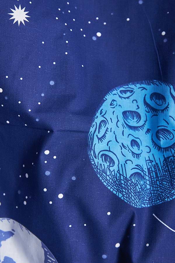 Фото - Комплект постельного белья Moon&Star Бязь Gold Люкс Planets King Size 220x240 (MS-820004797)