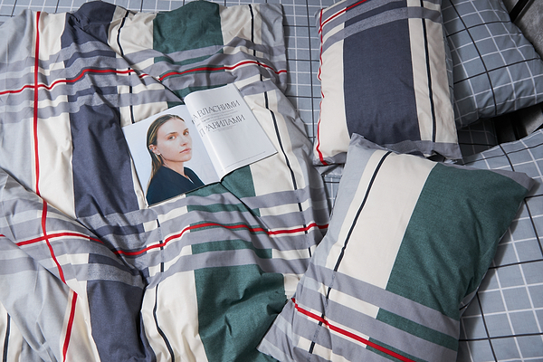 Фото - Комплект постельного белья Moon&Star Бязь Gold Люкс «Cloudy» 143х210х2 нав. 4х50х70 (MS-820004718)