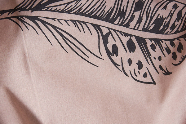 Фото - Комплект постільної білизни Moon&Star Бязь Gold Люкс Feathers 175х210 см нав. 2х50х70 (MS-820004346)