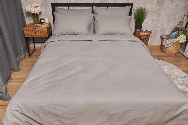 Фото - Комплект постільної білизни Moon&Star 143х210 Gray Бязь Gold Люкс (MS-820001128)