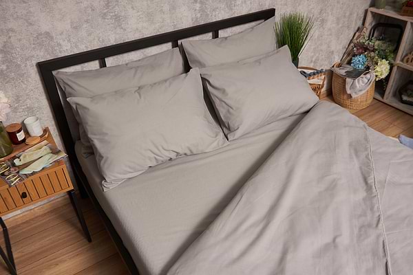 Фото - Комплект постільної білизни Moon&Star 143х210 Gray Бязь Gold Люкс (MS-820001128)