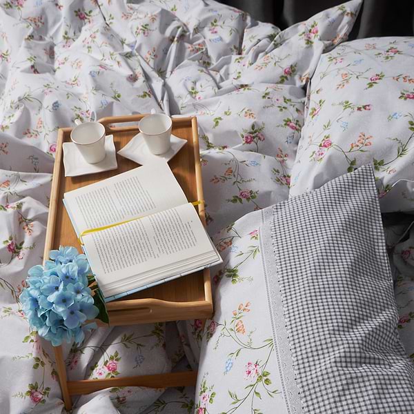 Фото - Комплект постельного белья Moon&Star Бязь Gold Люкс «Romantic Bloom» 200х220 нав. 4х70х70 (MS-820006804)