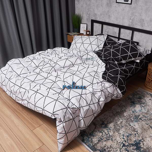 Фото - Комплект постільної білизни Moon&Star Бязь Gold Люкс «Urban Chic» 175х210 см нав. 2х40х60 (MS-820007075)