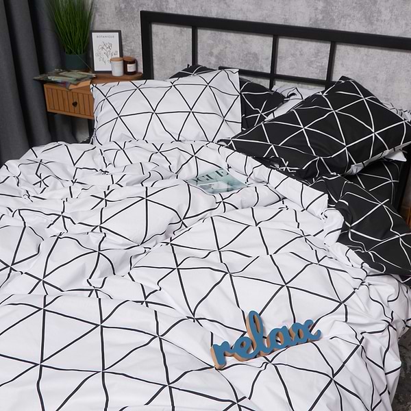 Фото - Комплект постільної білизни Moon&Star Бязь Gold Люкс «Urban Chic» 143х210х2 нав. 4х70х70 (MS-820007099)