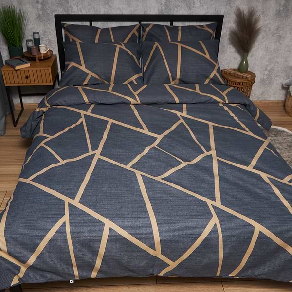 Фото - Комплект постельного белья Moon&Star Premium Deep Blue Luxe 200х220 (MS-820009883)