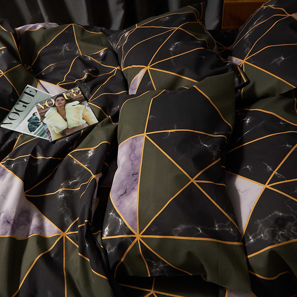 Фото - Комплект постельного белья Moon&Star Premium Golden Marble 160х220 (MS-820009927)