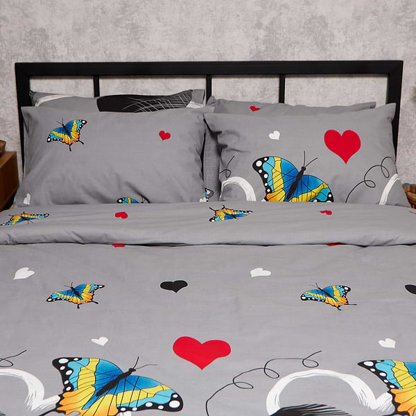 Фото - Комплект постельного белья Moon&Star Бязь Gold Люкс Butterfly Love 175х210 нав. 2х50х70 (MS-820008861)