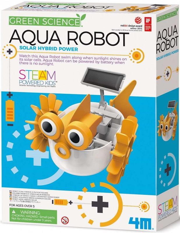 Набор для моделирования техники 4М Акваробот на солнечной батарее (00-03415)