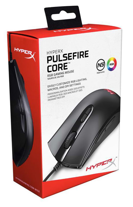 Фото - Мышь проводная игровая HyperX Pulsefire Core RGB Black (4P4F8AA) USB