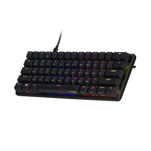 Фото - Клавіатура дротова ігрова HyperX Alloy Origins 60 HX Red USB (4P5N4AA)