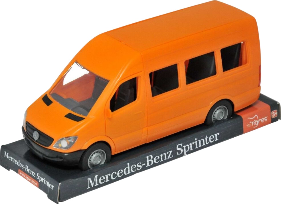Колекційна спецтехніка Tigres Mercedes-Benz Sprinter пасажирський Помаранчевий (39718) - Фото 1