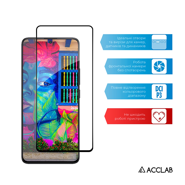 Фото - Захисне скло для смартфону ACCLAB Full Glue for Xiaomi Redmi Note 13 5G (1283126583773)