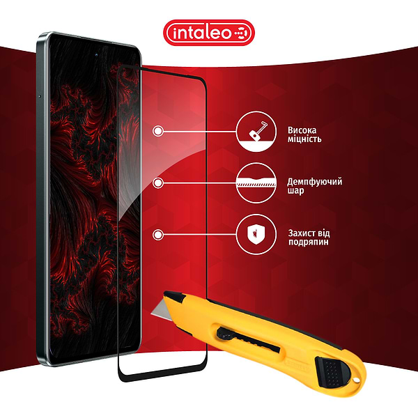 Фото - Защитное стекло для смартфона Intaleo Full Glue for Realme C67 Black (1283126590047)