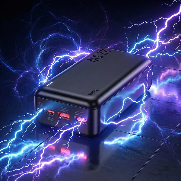 Фото - Батарея мобильная HOCO J101B Astute 22.5W 30000 mAh Black