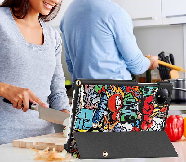 Фото - Чохол для планшета BeCover Smart Case for Xiaomi Redmi Pad SE 8.7'' Graffiti (711913)