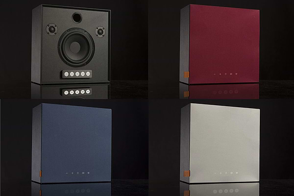 Фото - Акустична система стаціонарна MOREL Hogtalare - Black Cabinet With Red Grill (EU)