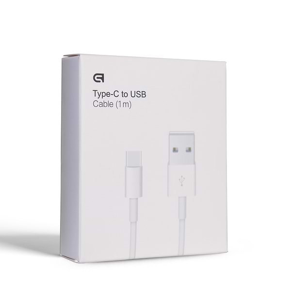 Фото - Кабель синхронізації даних Armorstandart AMD718 USB-C to USB Cable 1m White (ARM58529)