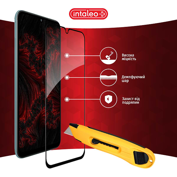 Фото - Захисне скло для смартфону Intaleo Full Glue for Samsung M34 5G Black (1283126575761)