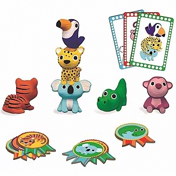 Фото - Настільна гра (3-4 роки) Djeco Пірамідки (DJ08557)