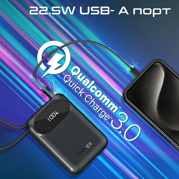 Фото - Батарея мобільна Promate 20000mAh (powerpod-20.black)