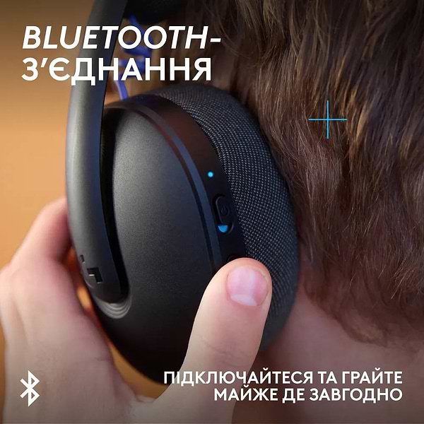 Фото - Гарнитура беспроводная игровая Logitech G325 LightSpeed Black (981-001524)