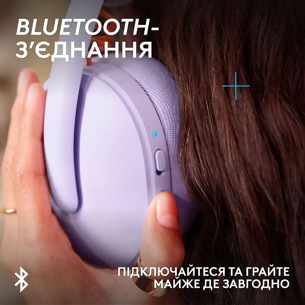 Фото - Гарнітура бездротова ігрова Logitech G325 LightSpeed Lilac (981-001538)