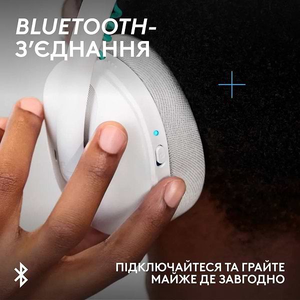 Фото - Гарнитура беспроводная игровая Logitech G325 LightSpeed White (981-001531)