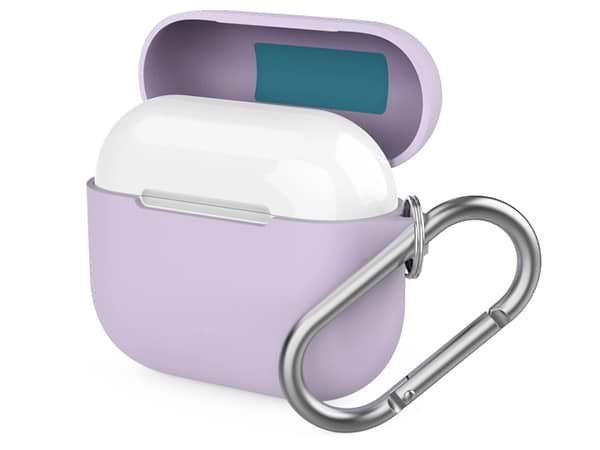 Фото - Чохол для навушників KeyBudz for Apple AirPods 3 Elevate Series Keychain Lavender (AP3_S5_LVD)