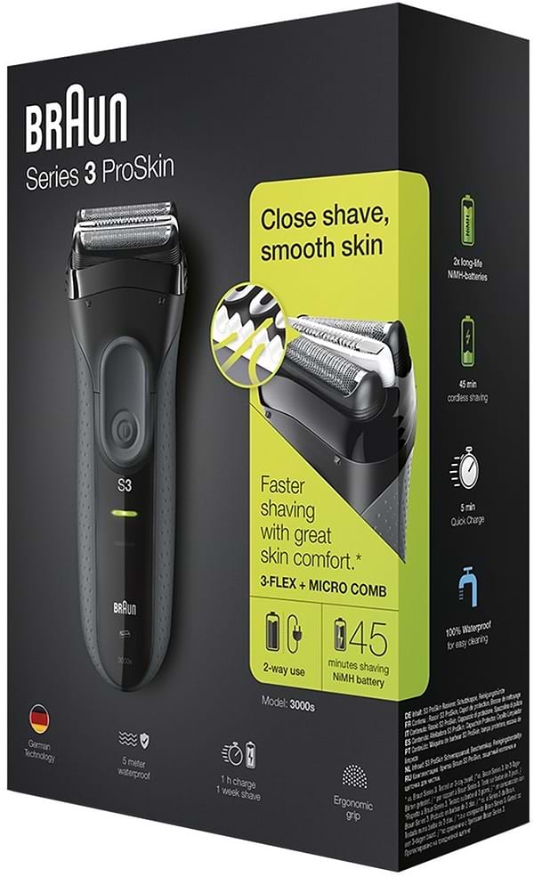 Фото - Бритва Braun Series 3 3000s Black