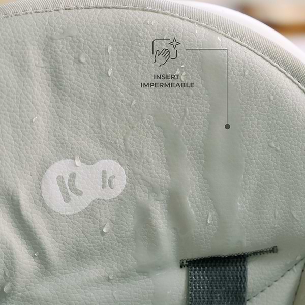 Фото - Стульчик для кормления классический Kinderkraft Dinnly Grey (KHDINN00LGR0000)