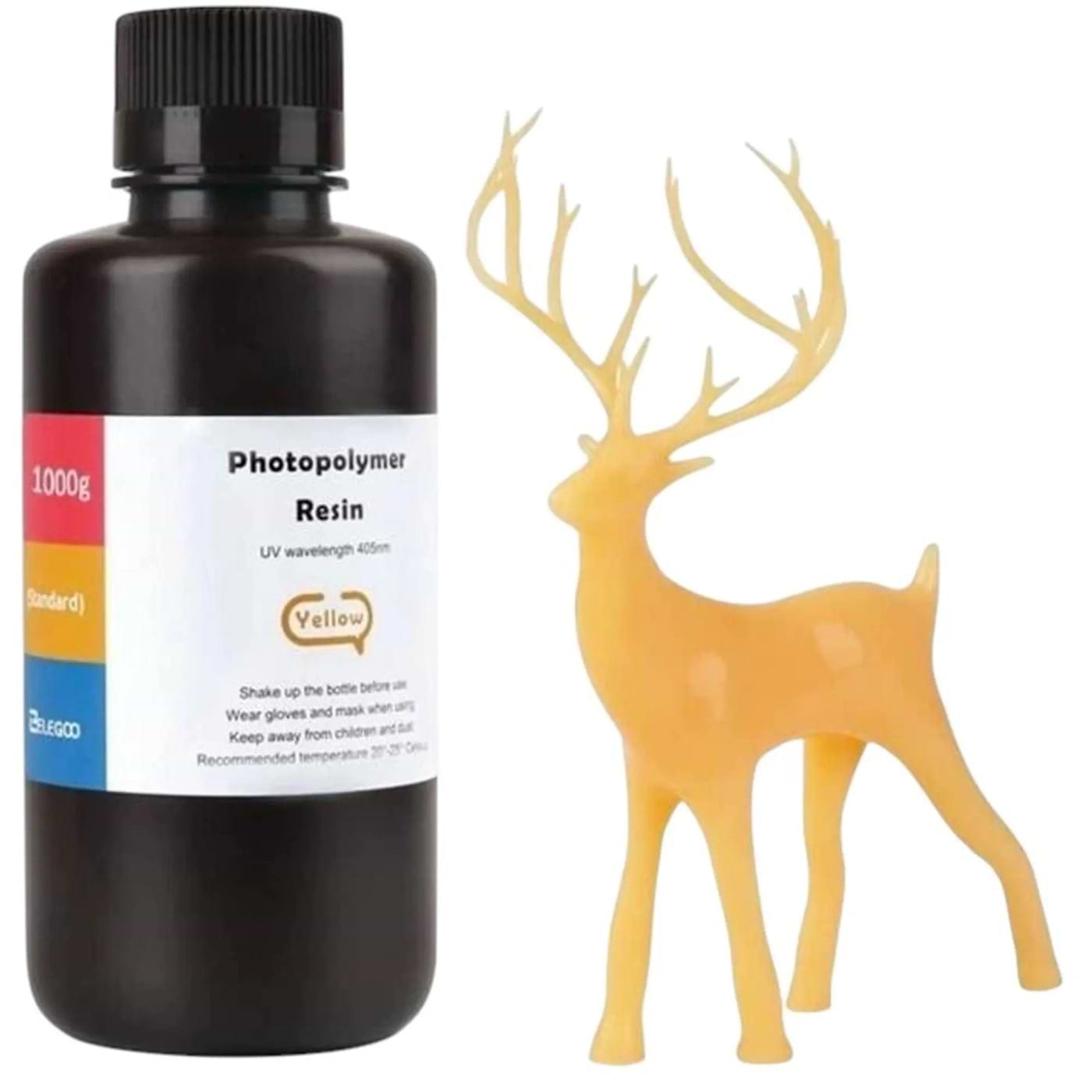 Резиновый фотополимер Elegoo ABS-like 1кг желтая (50.103.0103)