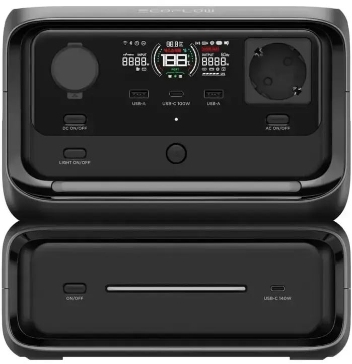 Зарядная станция универсальная EcoFlow RIVER 3 Max (600 Вт, 572 Вт/год)