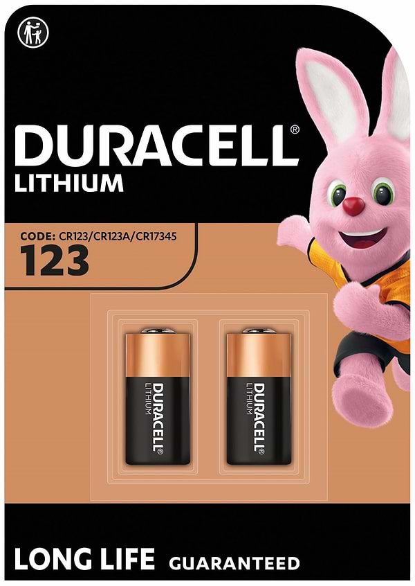 Фото - Батарейка Duracell CR 123/DL 123 2 шт. (5002979)