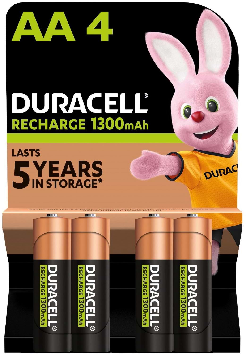 Акумулятор тип AA Duracell HR6 (AA) 1300mAh уп. 4 шт - Фото 1