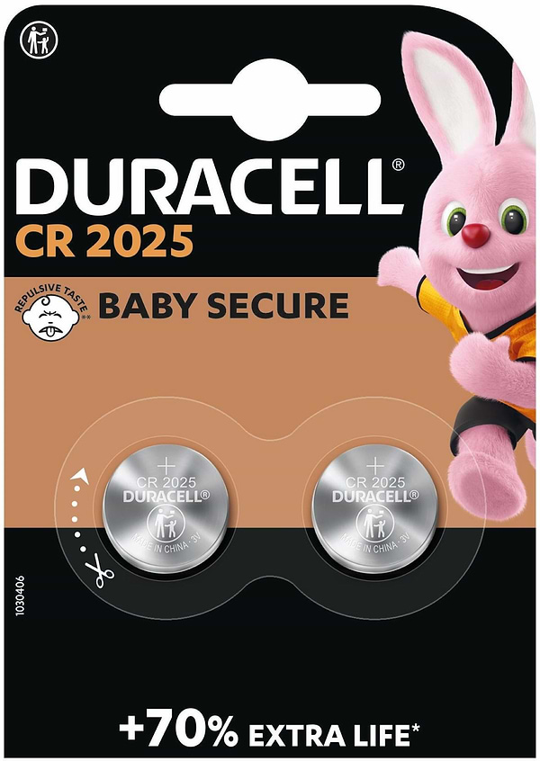 Фото - Батарейка тип CR2025 Duracell DL2025 DSN 2 шт.