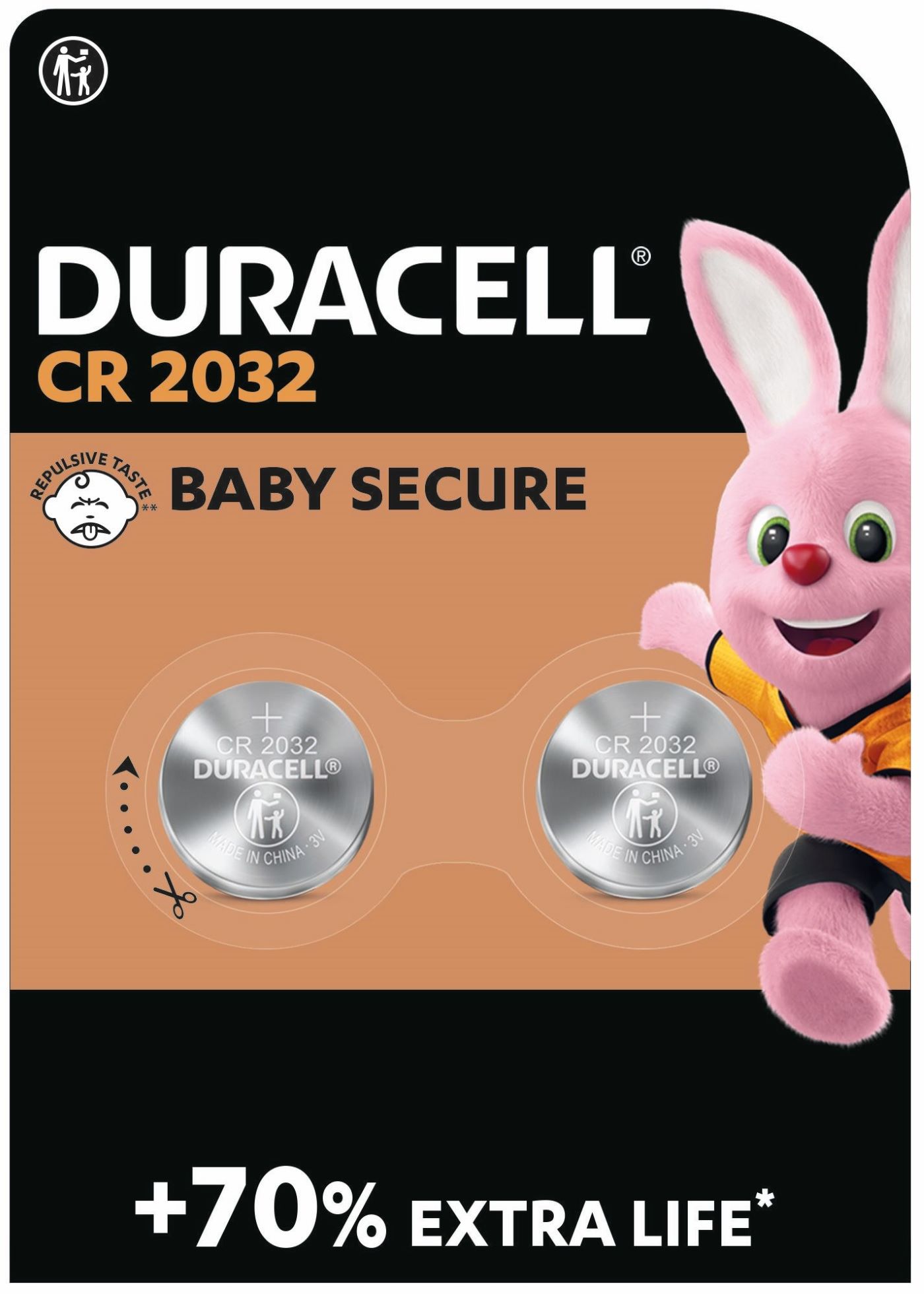 Батарейка тип CR2032 Duracell DL2032 DSN 2шт. - Фото 1