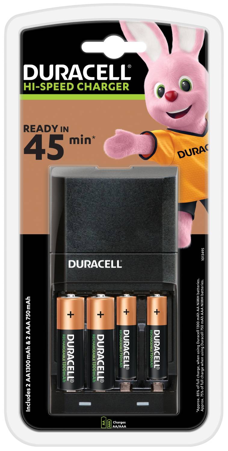 Фото - З/устройство для аккумуляторов AA/AAA Duracell CEF27 + 2AA1300 + 2AAА750