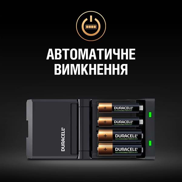 Фото - З/устройство для аккумуляторов AA/AAA Duracell CEF27 + 2AA1300 + 2AAА750